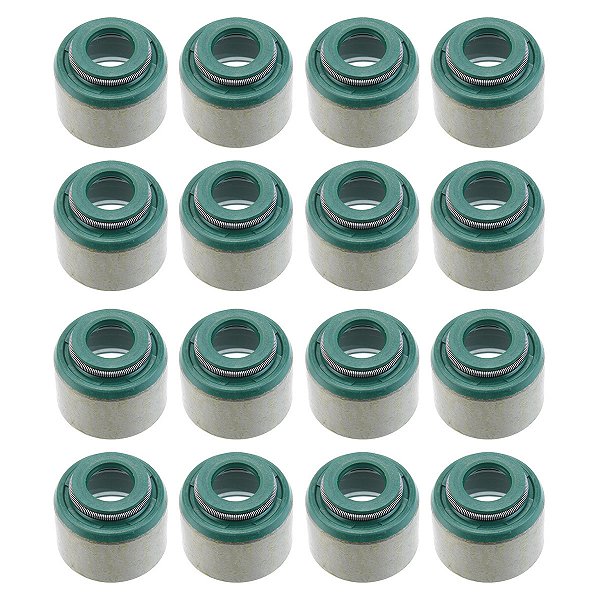 Kit 16 Retentores Válvula Kia Optima Sportage Hyundai Tucson 2.0 16v G4GC - 6 mm