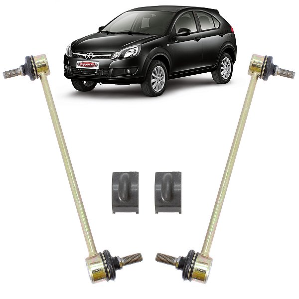 Kit Buchas da Barra Estabilizadora e Bieleta Dianteira Jac J3 2012 A 2017