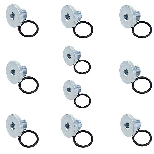 Kit Bujão Carter de Óleo Chevrolet Agile Onix Vectra S10 Cobalt