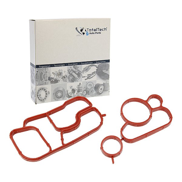 Junta Radiador + Junta Suporte Filtro De Óleo Vw Jetta Passat Tiguan Audi A3 A4 A5