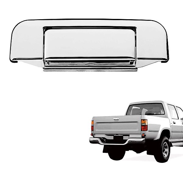 Maçaneta Tampa Traseira Cromada Toyota Hilux 1993 Em Diante - 6909089101
