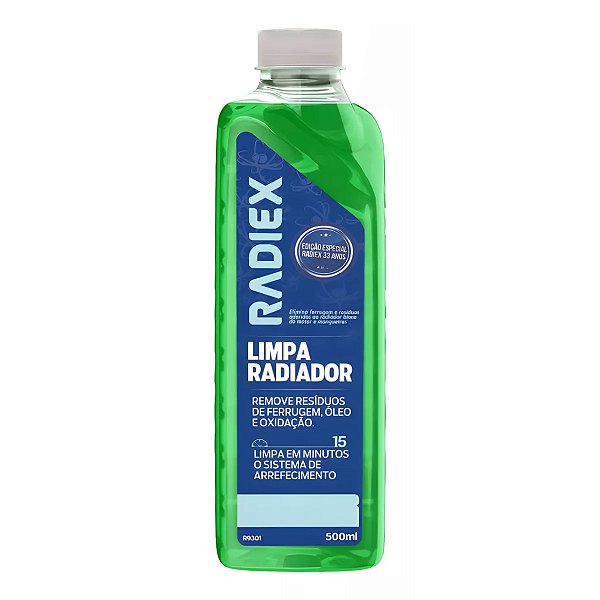 Limpa Radiador Radiex Remove Resíduos Ferrugem Óleo - 500ml