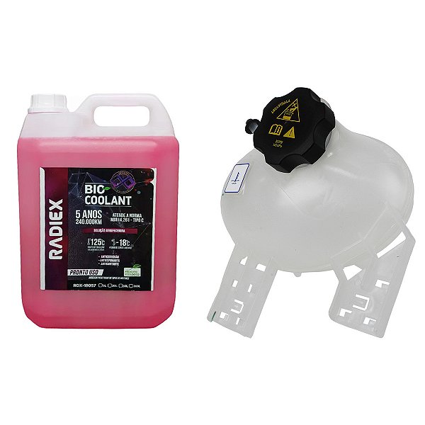 Reservatório Água + Aditivo Radiex Fiat Toro Jeep Renegade Compass 1.8 2.0