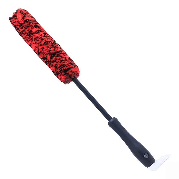 Escova Curvável em Microfibra Para Furos de Rodas Fina