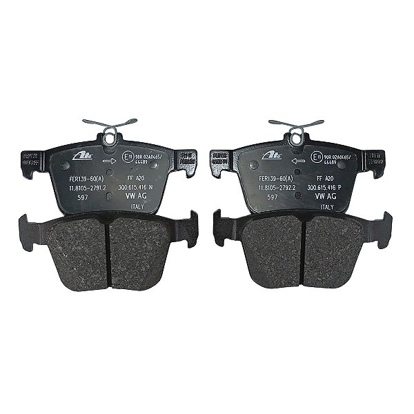 Jogo Pastilha de Freio Traseira Original Volkswagen Jetta Tiguan