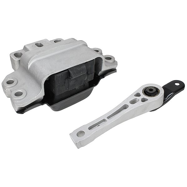 Par Coxim Câmbio Esquerdo + Calço Inferior Vw Jetta MK5 2.5