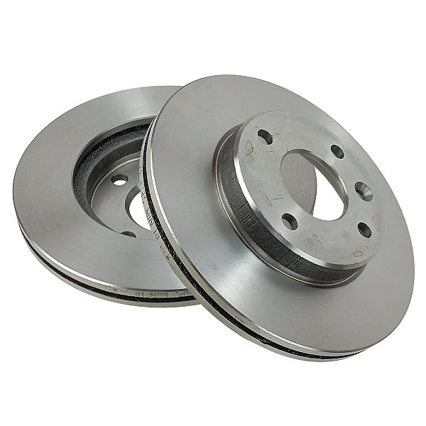 Par Disco De Freio Dianteiro Chevrolet Onix 1.4 e 1.0 8v - 2012 A 2016