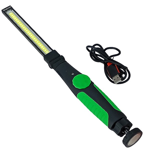Lanterna De Trabalho Magnética Dobravel Led 360° Recarregável