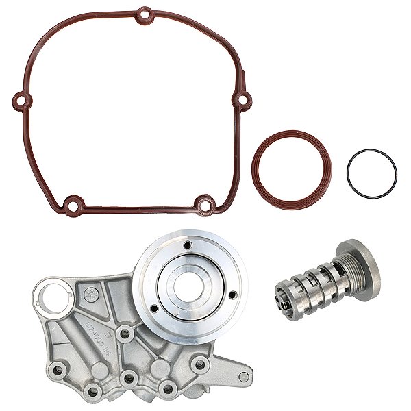 Kit Junta Tampa Corrente + Suporte e Válvula Vw Jetta Passat Tiguan Audi A3 Q3 TT