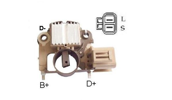 Regulador de Voltagem Ikro Nissan Mitsubishi