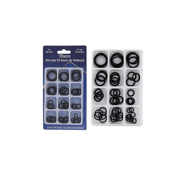 JOGO DE ANEL O-RING WNA50 WESTERN ETILUX
