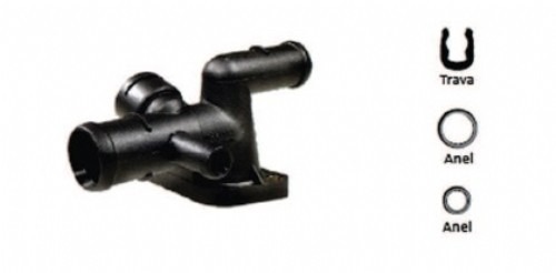 Flange Com Anel Para Golf A4 1.8 20v Turbo 9902 / A3 1.6 8v