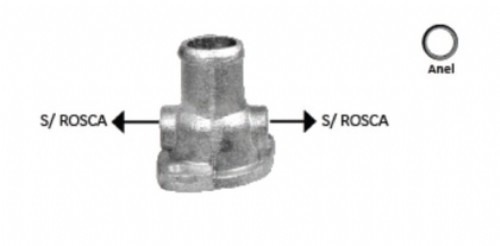 Cavalete Distribuidor D Agua Golf / Voyage/ Parati/ Saveiro/