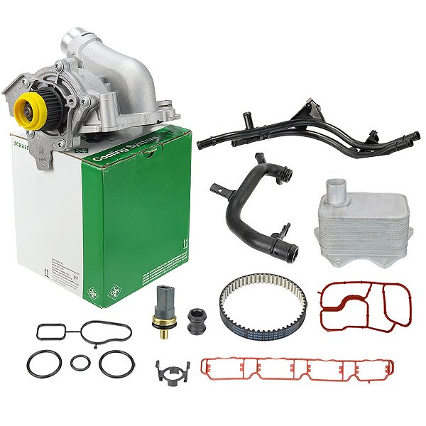 Kit Bomba De Água INA Em Alumínio Completa Vw Audi - 538096710