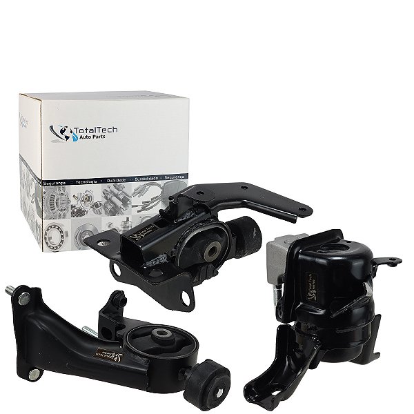 Kit 3 Coxim Motor E Câmbio Toyota Corolla 1.8 - 2009 A 2014