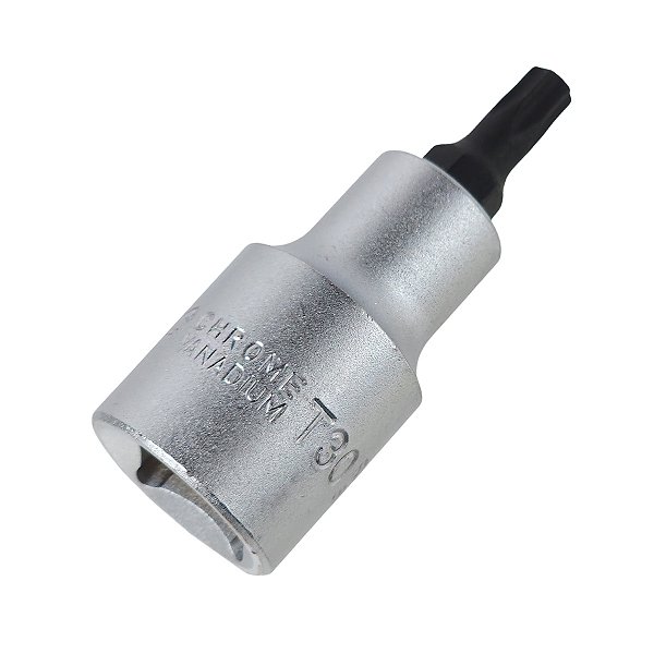 Chave Soquete  Hexalobular Cr-V 1/2 Pol T30 - Cromo Vanadium