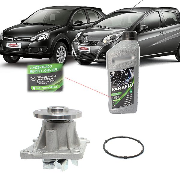 Bomba Água Jac J2 J3 1.4 1.5 2010 Com Aditivo Paraflu Verde