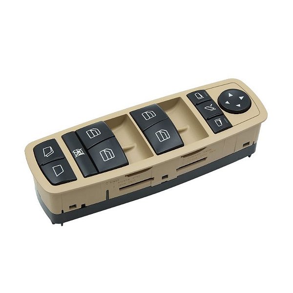 BOTÃO DE VIDRO ELÉTRICO MB R320 R350 R500 CARAMELO