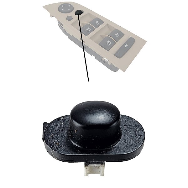 Capa Botão Seleção Retrovisor Vidro - 330i 335i 325i 328i