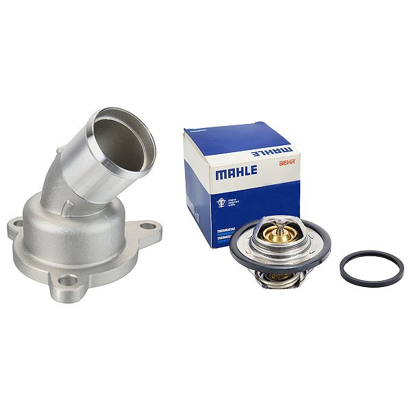 Flange + Válvula Termostática Mahle Renault Logan Kango Sandero Symbol Clio