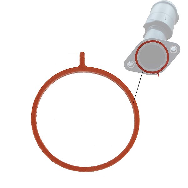 Junta Vedação Tubo Mangueira Intercooler Superior Toro Renegade Compass