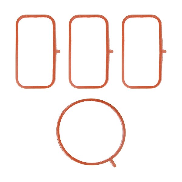 Kit Anel Vedação Coletor Admissão + Junta TBI Sandero Logan WRRN9596