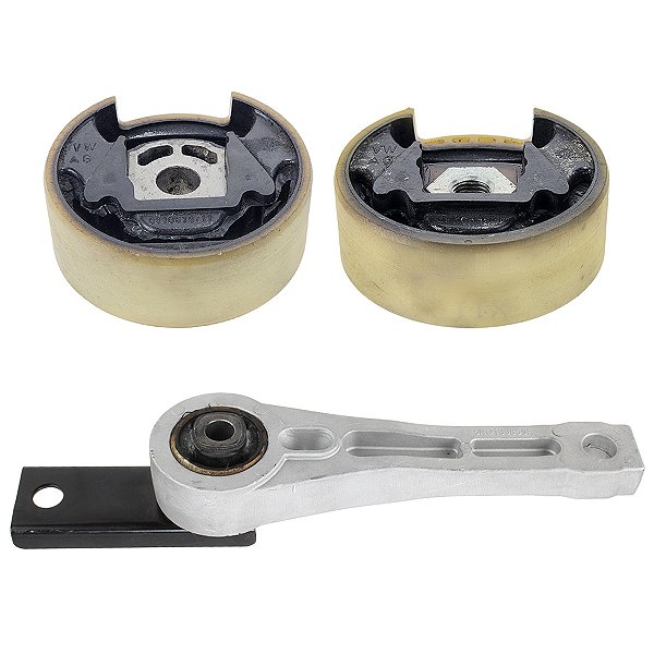 Kit Coxim Inferior + Calço Quadro Câmbio Vw Tiguan Jetta Audi A3 Q3 TT