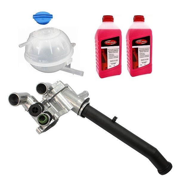 Kit Válvula e Reservatório + Aditivo Delphi e Tampa Volkswagen