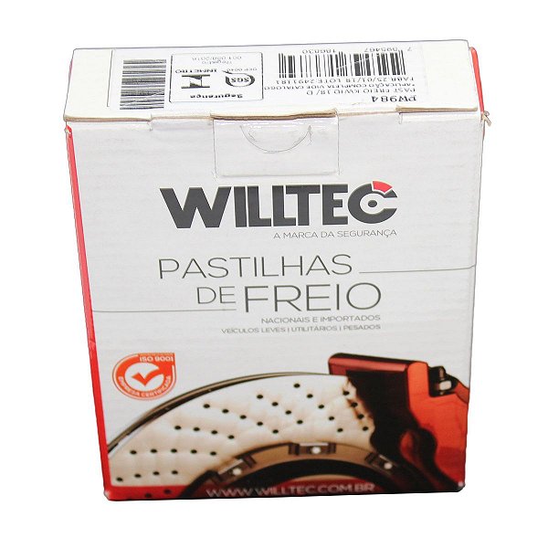 Pastilha De Freio Dianteiro Renault Kwid 1.0 2018/...