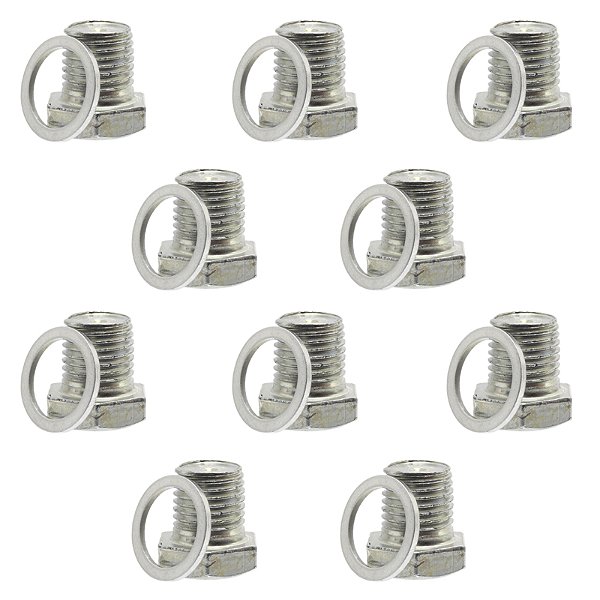 Kit BUJAO RECUP.ROSCA C/ARRUELA GM VW FORD  FIAT AUDI BMW MERCEDES MOTOS 14MM C/ARRUELA CH-19MM