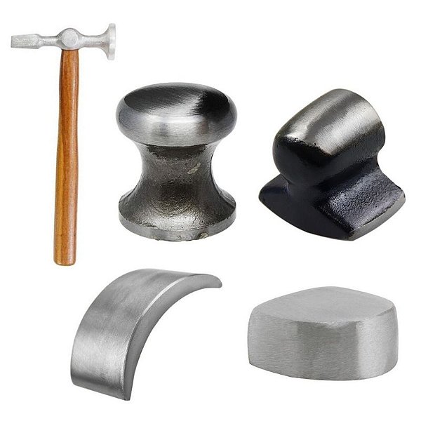 Kit Funileiro Martelo Pena Reta Mais 4 Tassos Gera