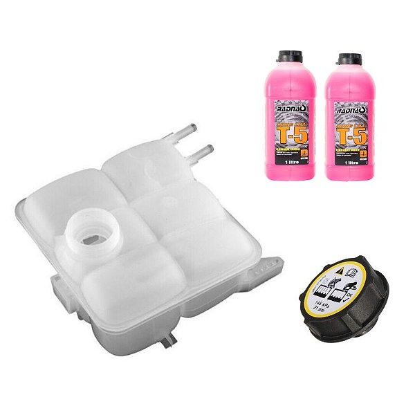 Reservatório do Radiador com Tampa e Fluido Ford