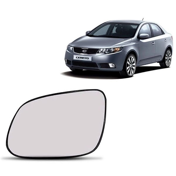 Lente Espelho Do Retrovisor Lado Esquerdo Kia Cerato 2009/2013 - 2240m