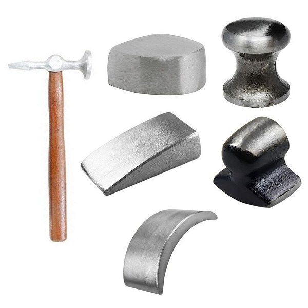 Kit Martelo Pena Atravessada e 5 tassos para Funileiro