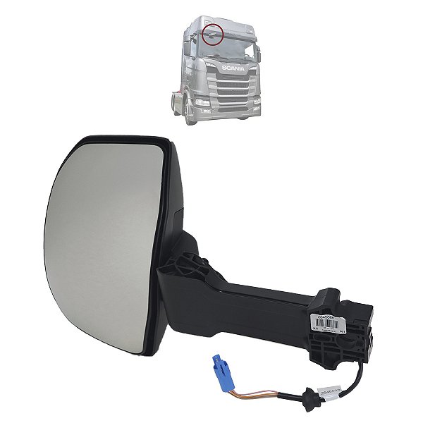 Retrovisor Frontal Para-brisa C/ Chicote Scania Ntg Original