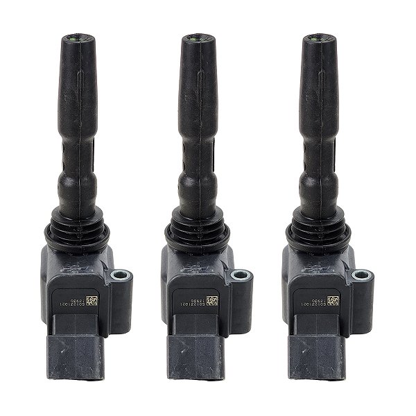 Kit 3 Bobina Ignição Vw Gol Voyage Fox Up Virtus Nivus T-Cross - 04E905110Q (Com Detalhes)