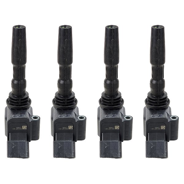 Kit 4 Bobina Ignição Vw Gol Voyage Fox Up Virtus Nivus T-Cross - 04E905110Q (Com Detalhes)
