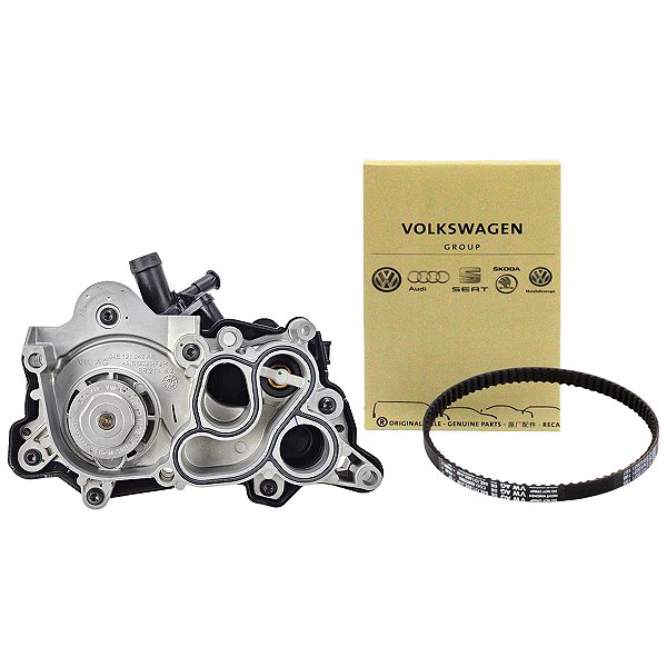 Bomba D`agua + Correia Original Vw Up Gol Voyage Saveiro - 04E121600DF 04E121605M