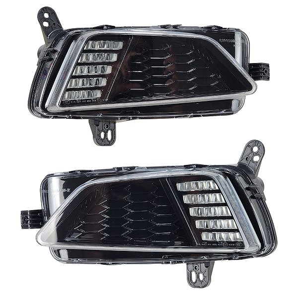 Par Farol Neblina Esquerdo e Direito Vw Polo Virtus 2018 Em Diante