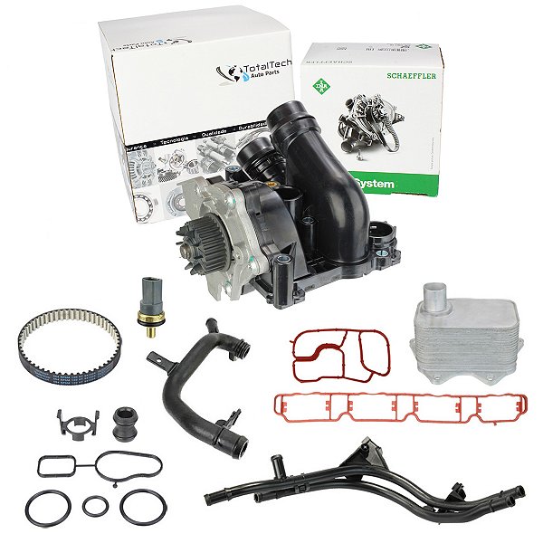 Kit Completo Bomba De Água Total Tech / INA Vw Tiguan Jetta Fusca Passat 2.0 Tsi