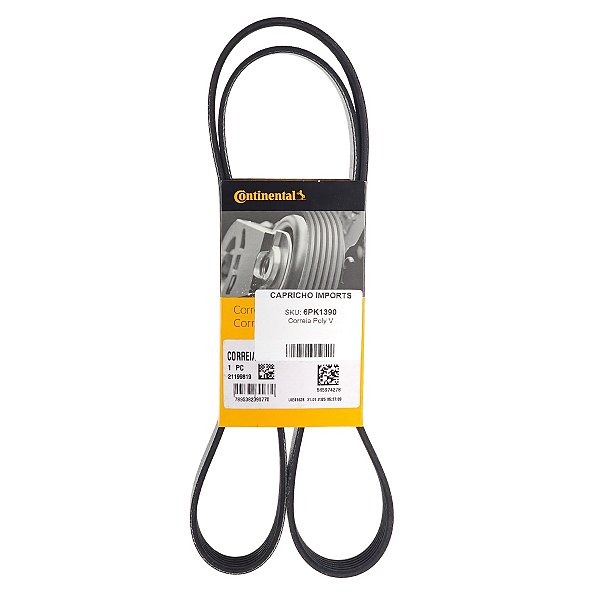 Correia Poly V Fiat Iveco Porsche - 6PK1390