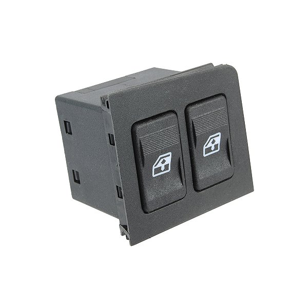 Interruptor Do Vidro Elétrico Diant Esquerdo Fiat Uno Mille Fiorino 2004/2014 (Verde)