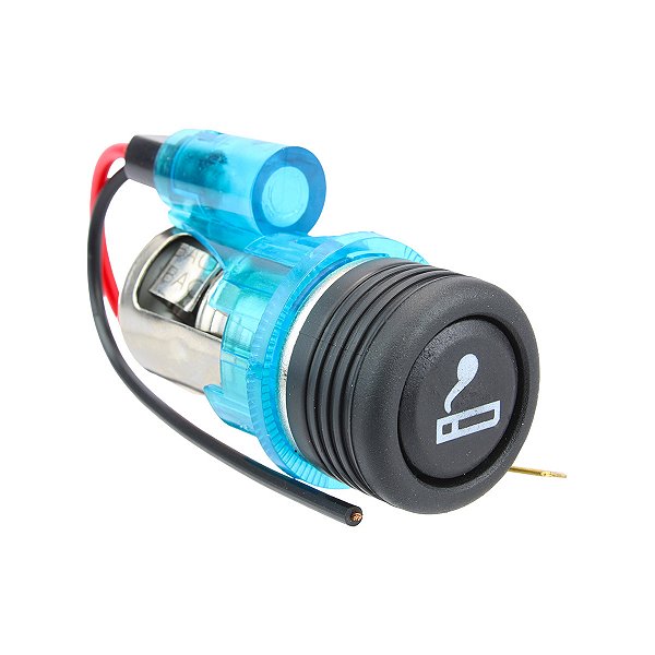 Acendedor De Cigarros Universal Para Veículos 12V (Azul)