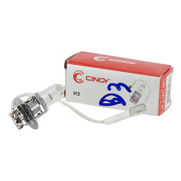 Lâmpada H3 Comum 12V 55W Cinoy - YN12H3T