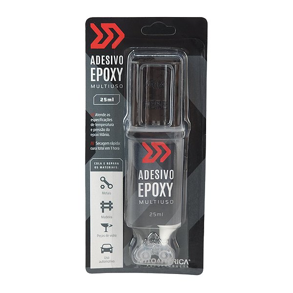 Adesivo Cola Epoxy Titanio Multiuso Autoamarica - 25ml