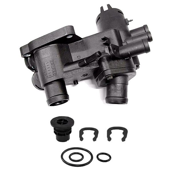 Carcaça da Válvula Termostática Volkswagen Gol / Gol Special / Parati - 030121111S