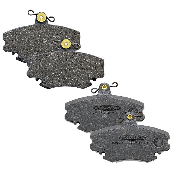 Jogo Pastilhas De Freio Do Eixo Dianteiro Renault Clio/Megane/Logan/Symbol/Sandero