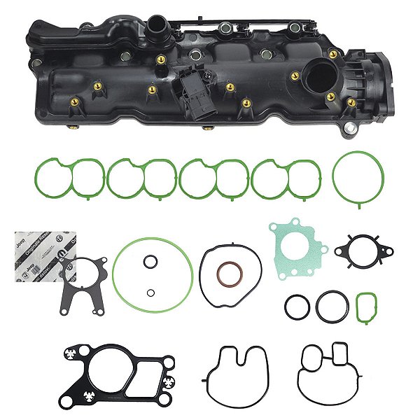 Kit Coletor Admissão + Juntas Bomba Vácuo Trocador Calor Toro Compass Renegade 2.0 Di