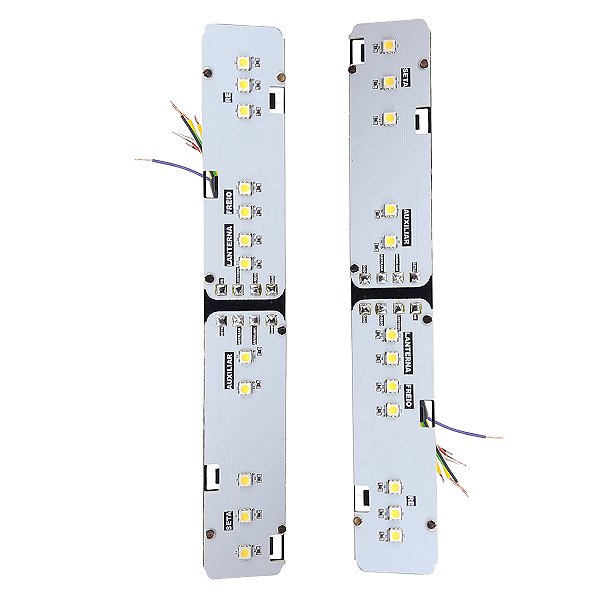 Par Circuito Led Lanterna Traseira Vw Kombi 1976 Até 2014