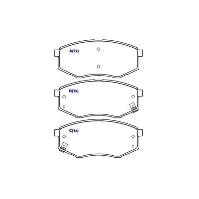 Pastilha De Freio Diant. Hyundai Ix35 Sonata Eco1438